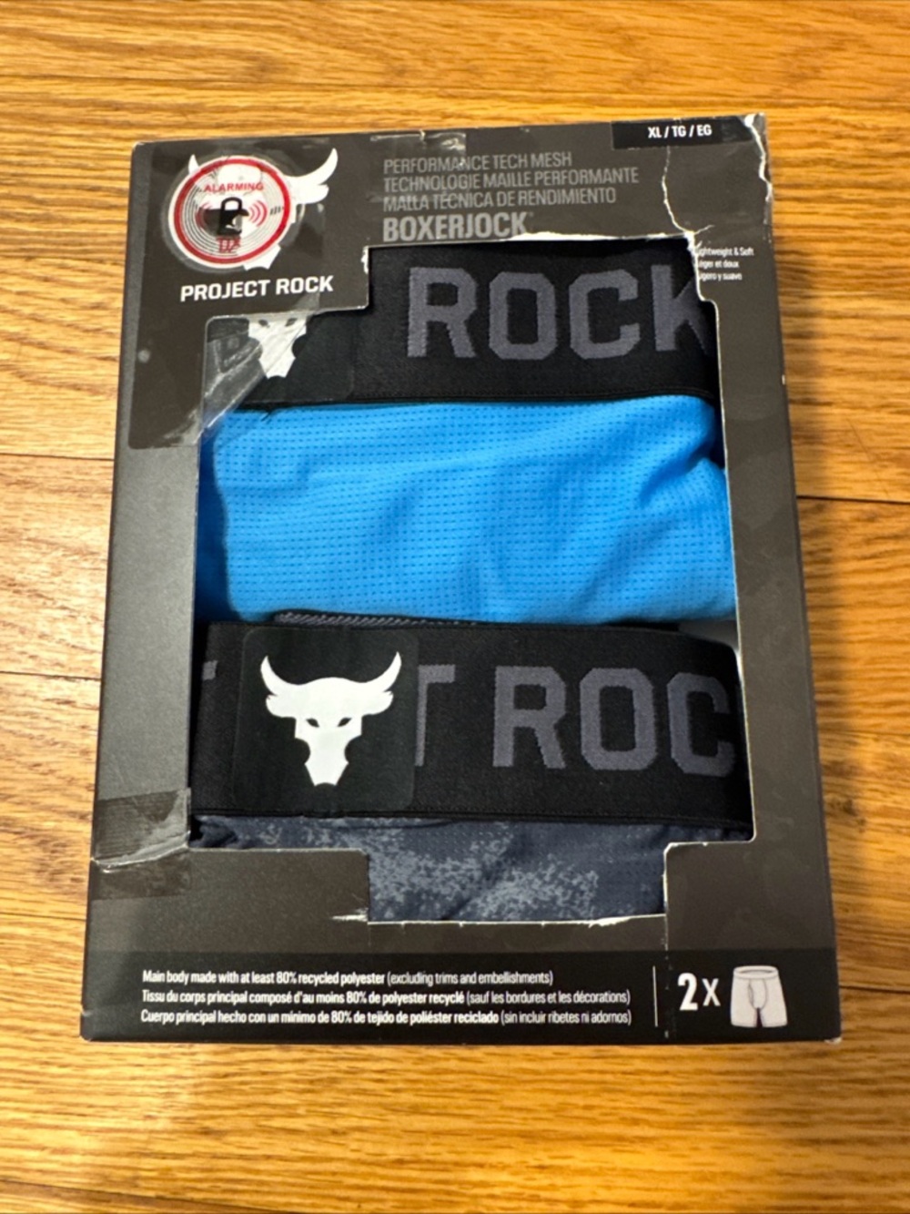 Under Armour Project Rock  Tech Boxerjock 2 Pack Underwear Men’s Size XL New